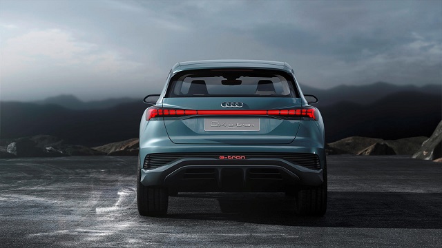 2022 Audi Q4 e-tron rear
